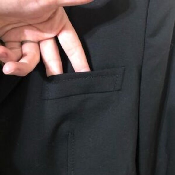 Dolce & Gabbana Italian Womens Black Blazer with Vest & Leopard Lining Size 40 - Picture 5 of 10